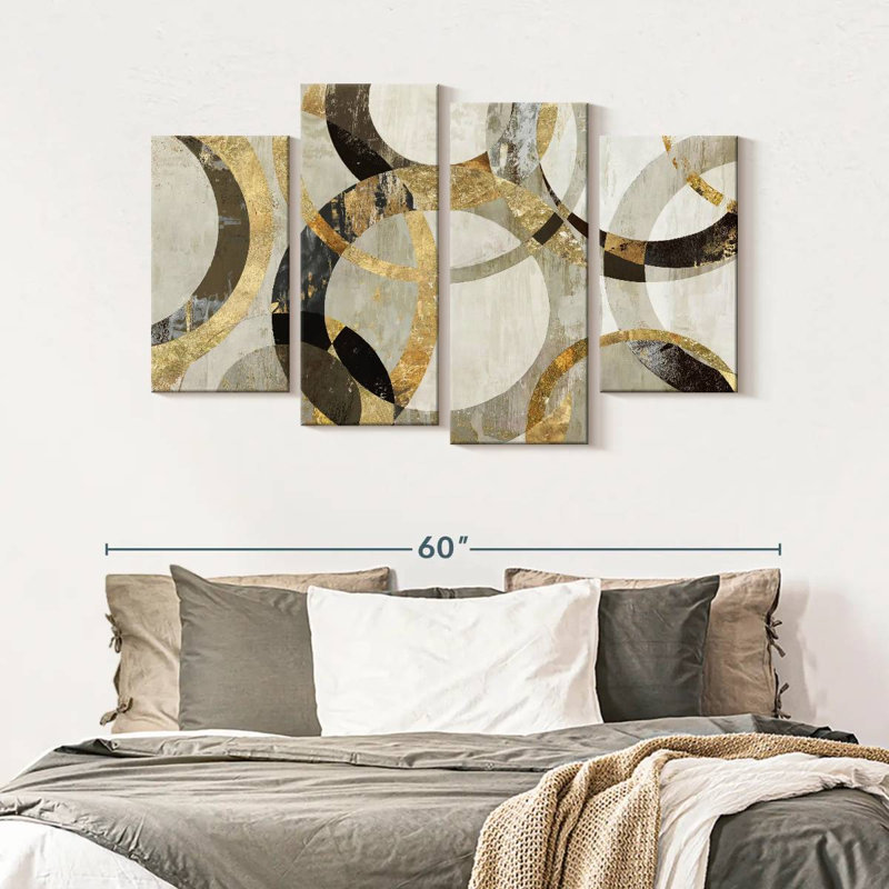 «Overlaps», reproduction d'art sur toile, H 52 po x l 32 po x P 1,25 po