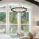 LED Wagon Wheel Chandelier