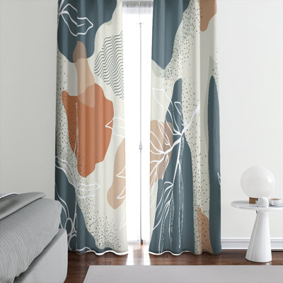 Semi Sheer Curtain Pair