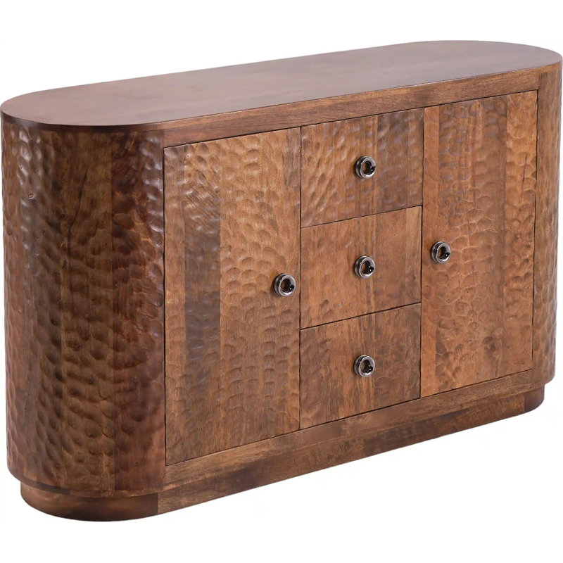 Buffet en bois 2 portes et 3 tiroirs Venne