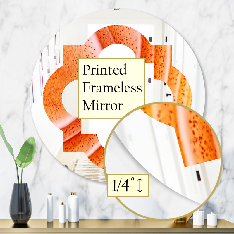 Miroir mural éclectique sans cadre, H 31,5 po x l po