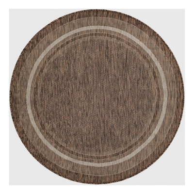 Rengin Brown/Sand Indoor / Outdoor Area Rug