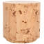 Table de bout cylindrique en bois massif