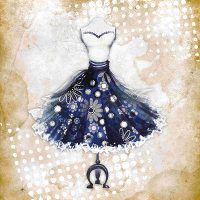 " Blue Dress "