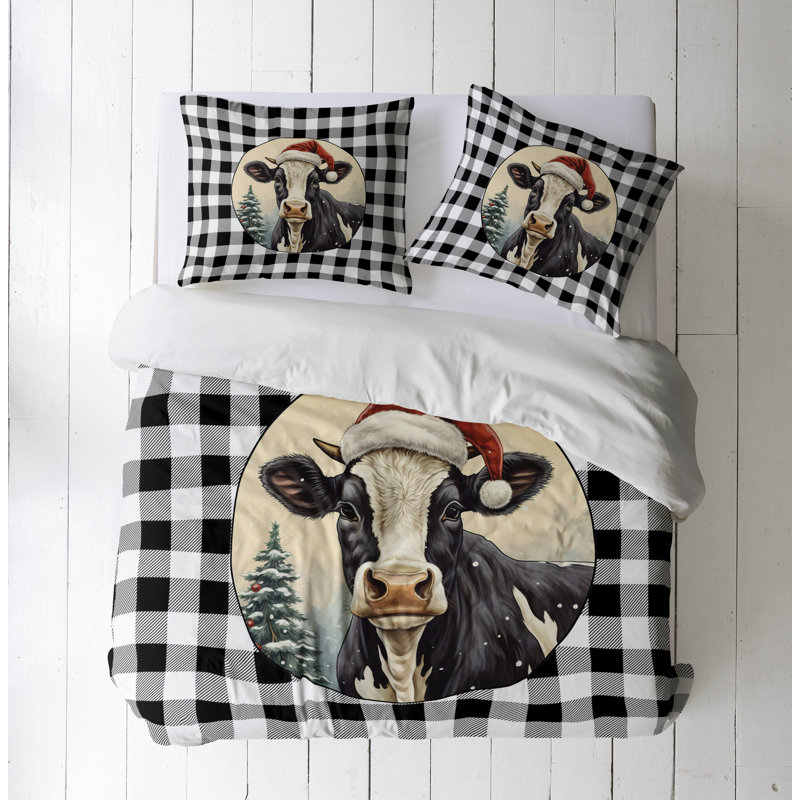 Modern & Contemporary Polyester Duvet Cover, King Duvet Cover + 2 King Shams