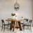 4 - Light Globe Chandeliers