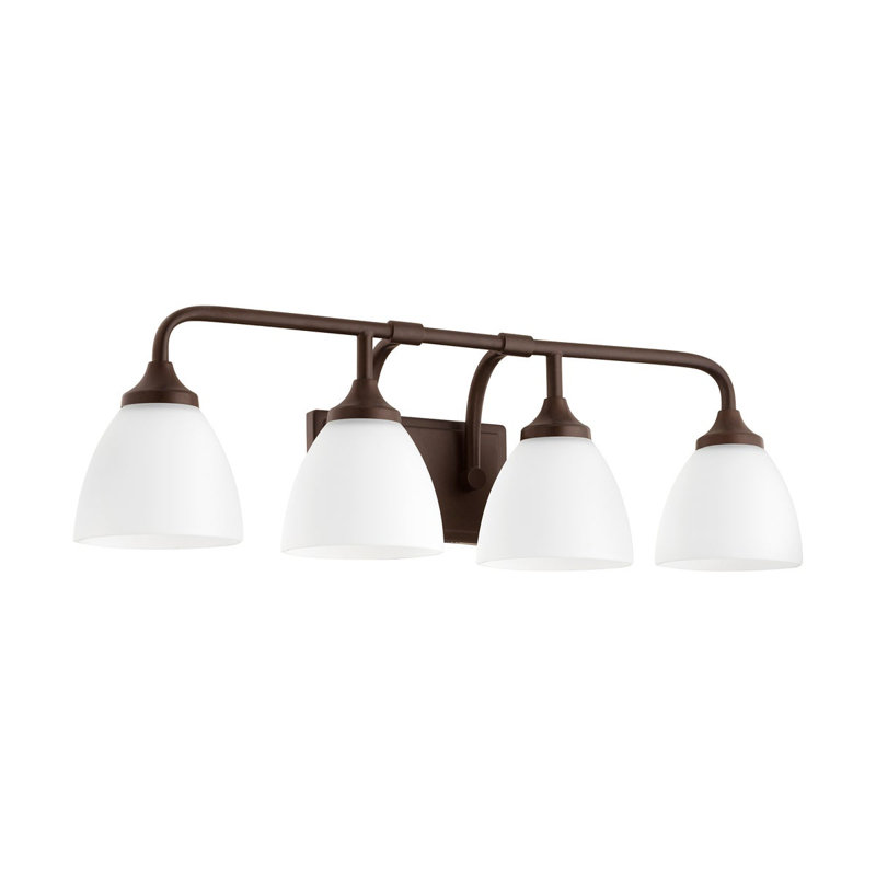 Momsen 4-Light Vanity Light, Oiled Bronze