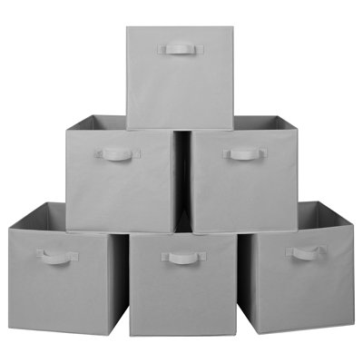 6 Pack Fabric Storage Cube