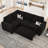 Shavera Velvet Modular Sectional L-Shaped Sleeper Sofa Bed For Apartment-756990778