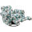 Electric Power Lift Recliner With Vibration Massage And Lumbar Heating, Gray, For Ultimate Relaxation And Comfort