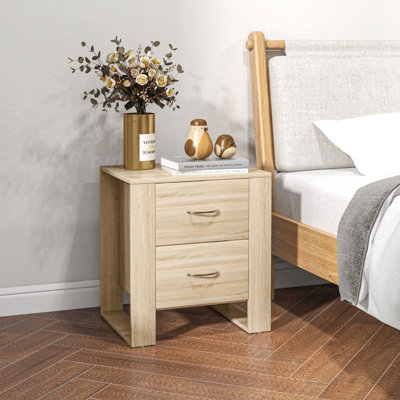 48 cm W Bedside Table