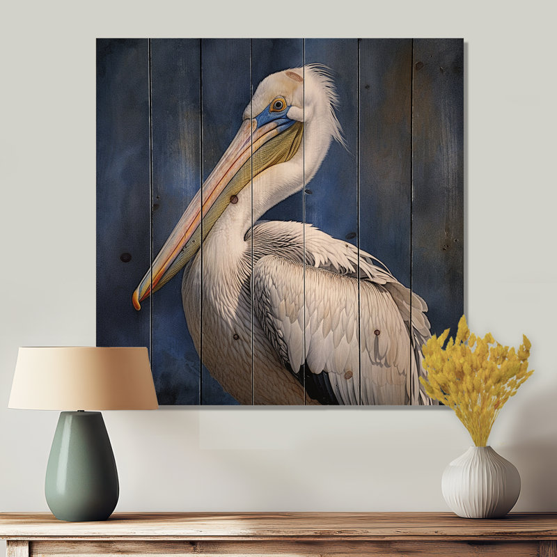 Hagar - Décoration murale animaux sur bois de pin naturel, H 15 po x l 15 po