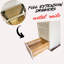 Armoire à 3 tiroirs à base de contreplaqué H 34,5 po Modern Shaker prête à assembler-103282960-99342855