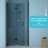 Fold Shower Door, 36w X 72h, Matte Black Finish, 1/4 Inch Tempered Clear Glass, Bi - Design, Water To Keep Away, High Grade Stainless Steel Components, Reversible Installation For Custom Layout, 180°