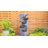 Anssi Hand Crafted Weather Resistant Floor Fountain with Light