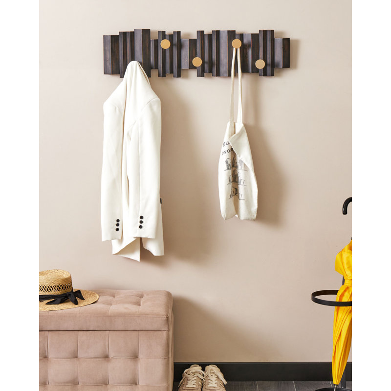 Wall 5 - Hook Wall Mounted Coat Rack