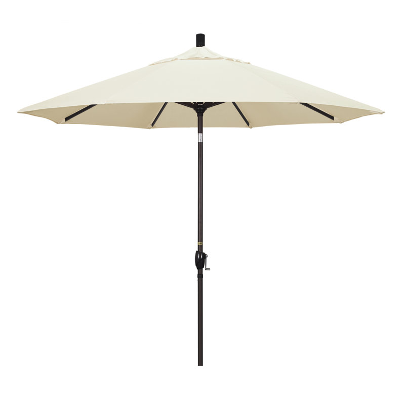 Parasol de marché 9 pi Ayomipo, Performance mauve, Hammertone Grey