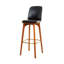 Utility Upholstered Stool with Solid Wood Frame-1276719659-1284750154