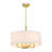 Enio 4 - Light Brass Drum Pendant