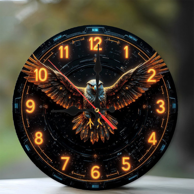 Hawk Wall Clock
