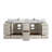 Aberdeen 84'' Double Bathroom Vanity with Quartz Top-94240505-94240490