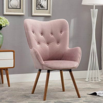 Fauteuil d'appoint capitonné Doarnin, chaise rembourrée simple, chaise de salle à manger