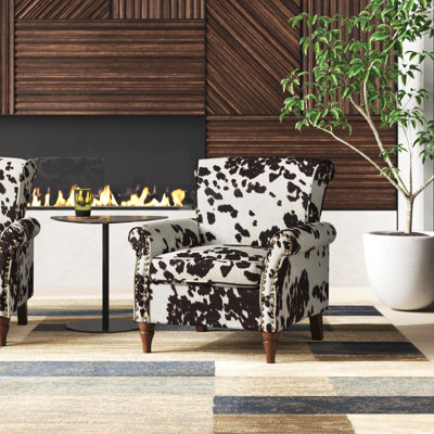 Fauteuil rembourré avec garniture cloutée l 30 po Asul
