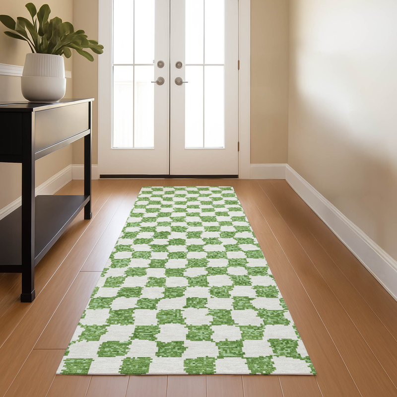 Premium Machine Washable Millbrook AMF1958 Geometric Rug, Runner 2'3" x 7'6"