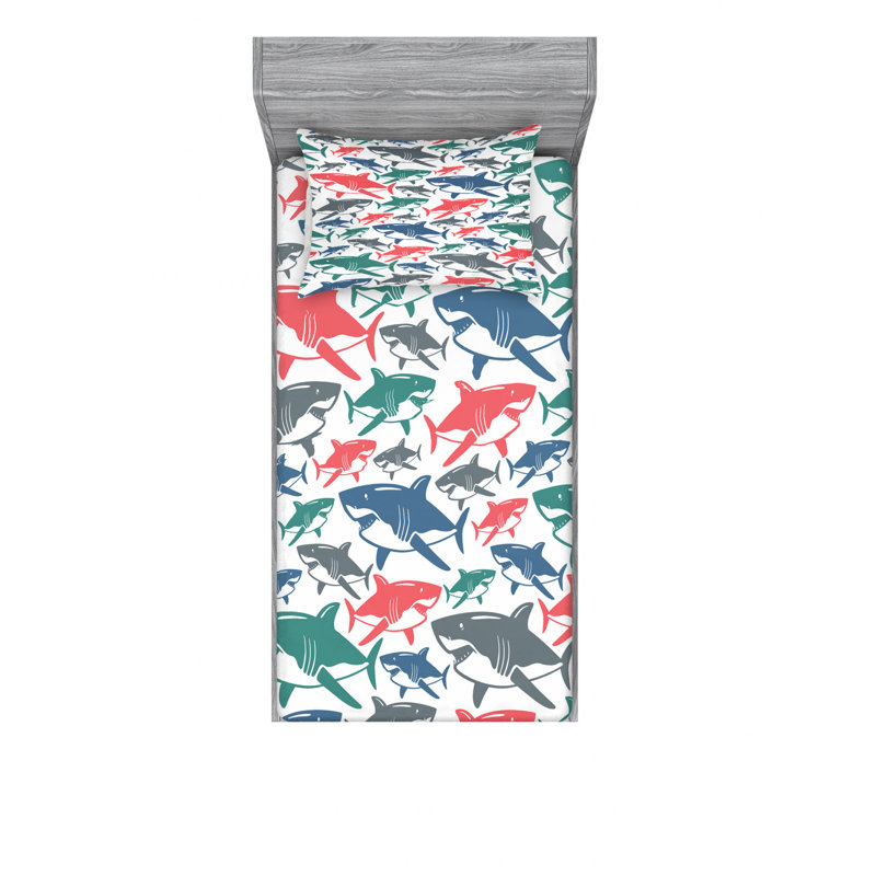 Microfiber Sheet Set, Twin Sheet Set with Fitted Sheet