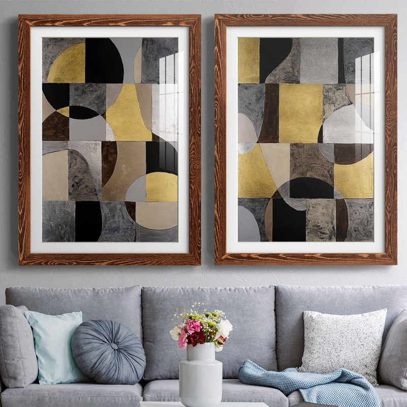 «Neutral Frame I», reproduction encadrée de qualité supérieure - prête à être accrochée, Érable