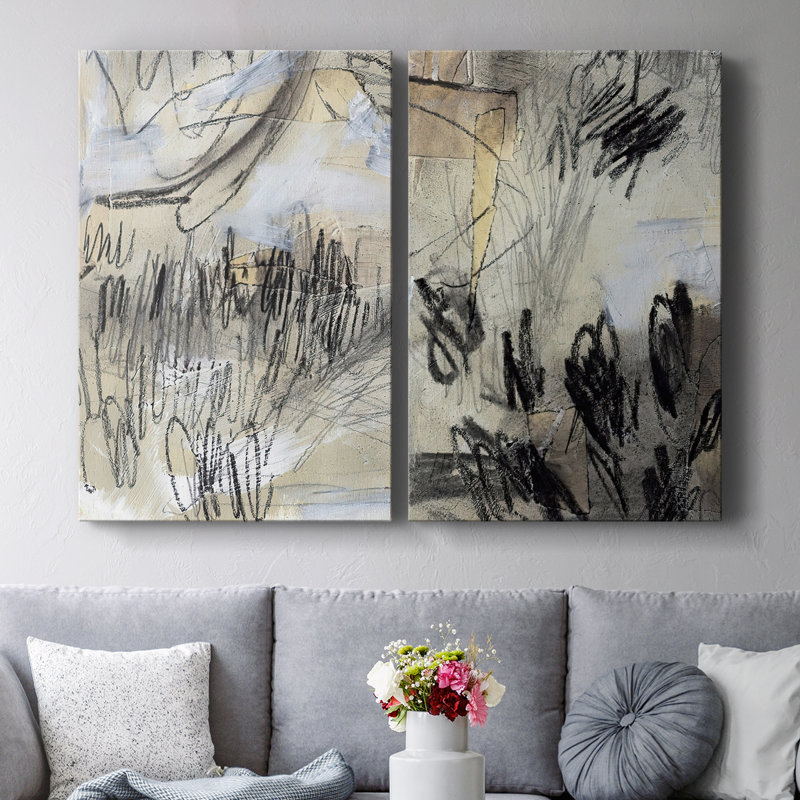 MaskedNotesIII-Premium Gallery Wrapped Canvas -Ready to Hang