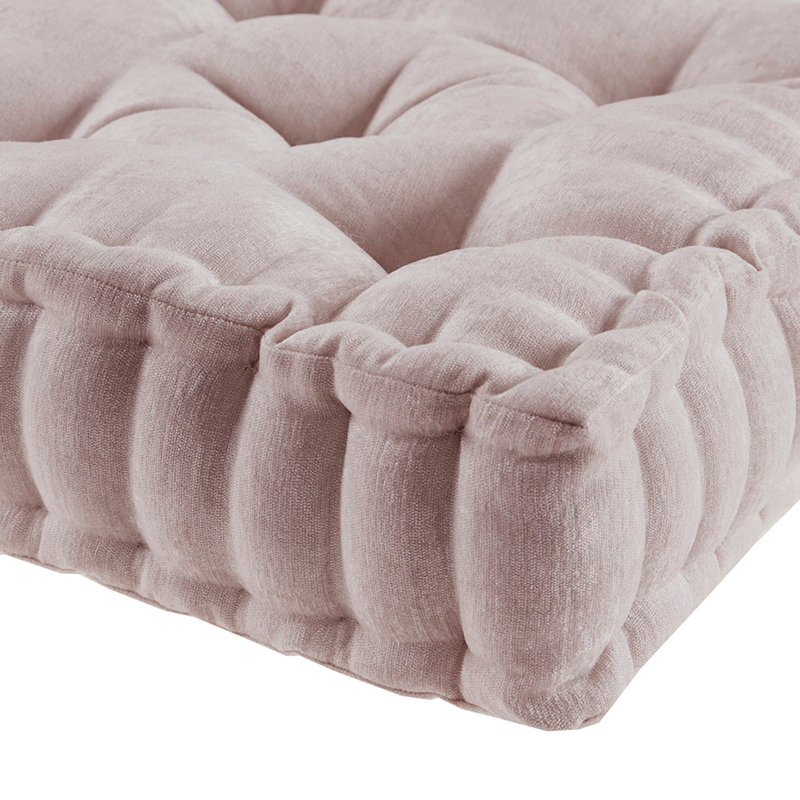 Coussin de sol carré en poly chenille