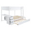 Lit superposé double avec lit gigogne simple, rangement et bureau, blanc-1231477134-1231477137