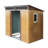 6 ft. x 5 ft. Metal Outdoor Storage Shed with Window & Sloped Roof-123384799-123384800