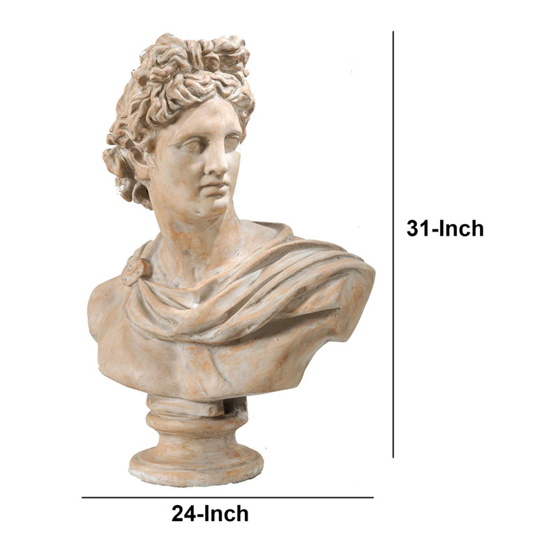 31" H Mission People Bust