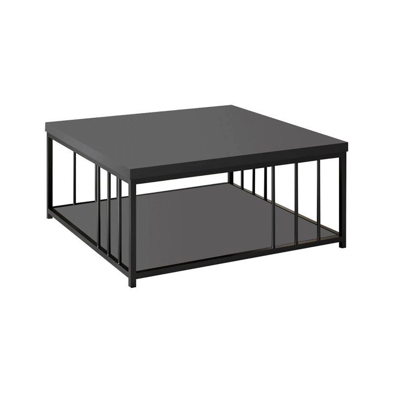 Aliona Coffee Table, Anthracite/Black