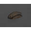 22 Inch 1-Drawer File, No Assembly Required, Black And Whiskey Finish