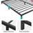 Metal Platform Bed Frame Twin Size 14 Inch, Noise Free Quiet Design, Heavy Duty Steel Support, Under Bed Storage, Easy Assembly-1151839481