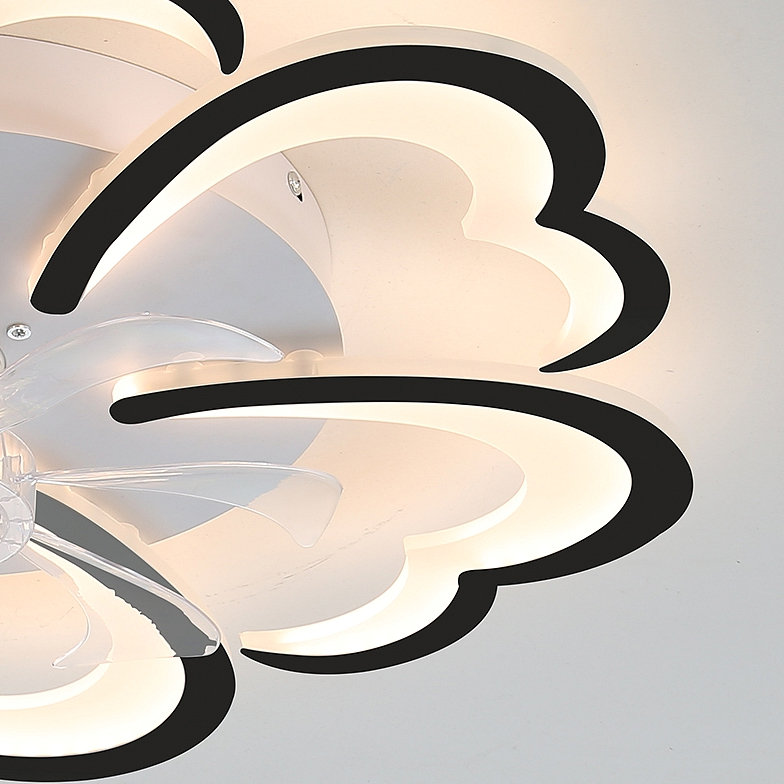 Ceiling Fan With Lights, Remote Control 3 Color Temperatures,6 Gear Wind Speed Fan Light