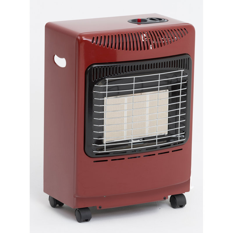 Belfry Heating Caleigh 4200W 14331 BTU Butane Cabinet Space Heater, Red