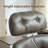 Big and Tall Executive Chair with Adjustable Headrest, High Back Mid Century Modern Desk Chair Faux Leather Home Office Chair with Thickened Cushions,Black-2093332394
