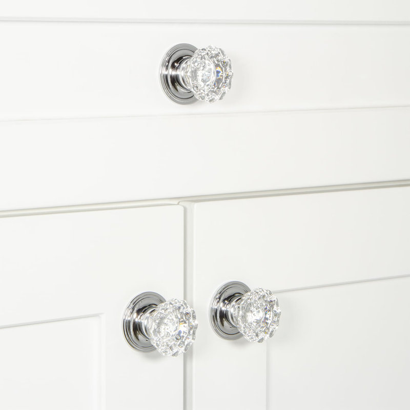 Versailles Round Knob, Bright Chrome