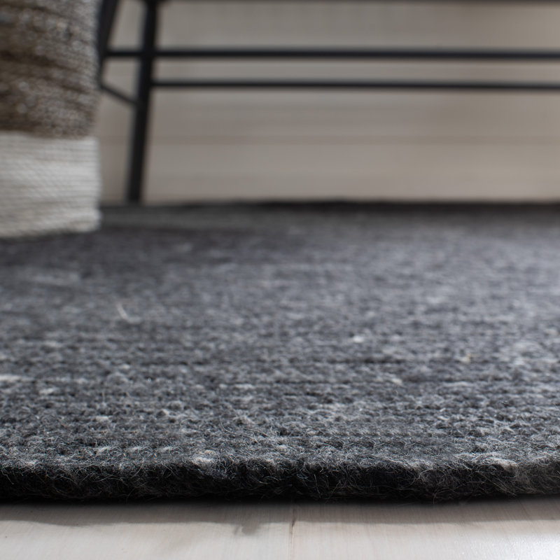Coleman Hand Woven Wool / Cotton Solid Colour Rug, Round 7'