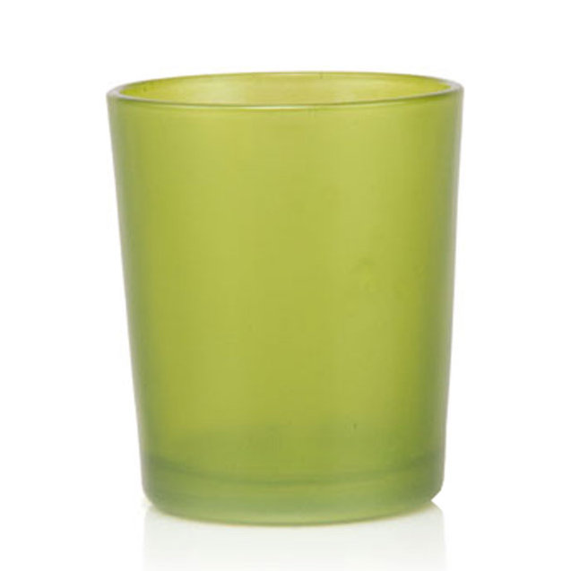 2.5cm Glass Tabletop Votive Holder, Peridot