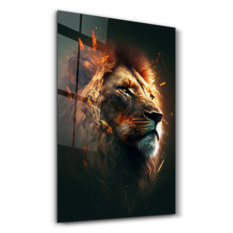 Élégante peinture murale en verre trempé de 13,8 po x 21,7 po | 100% verre trempé, épaisseur: 0,16 pouce | Imprimé UV pour des couleurs éclatantes | Parfait pour la décoration intérieure, le salon et les espaces de bureau