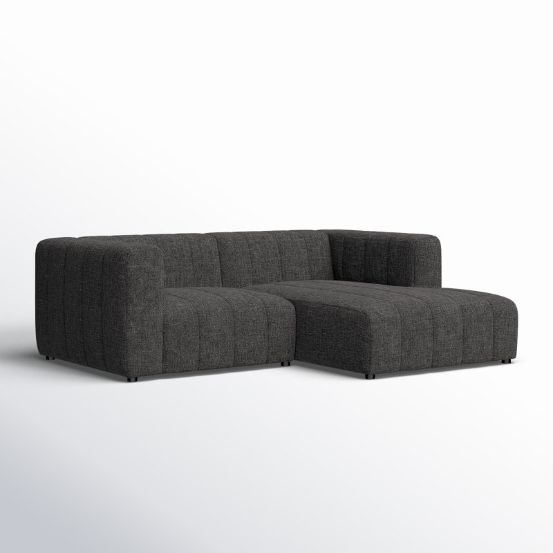 Bowry 2 - Piece Modular Upholstered Chaise L-Sectional, Right Hand Facing