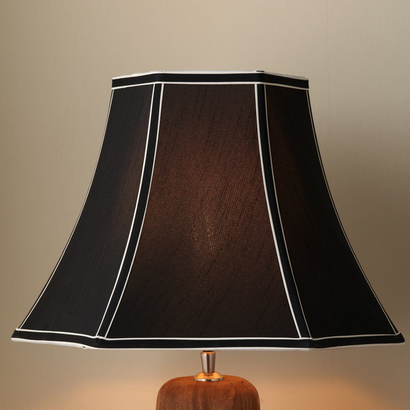 Ervine Bell Lamp Shade ( Uno ), 31.5cm H x 40cm W x 40cm D, Black