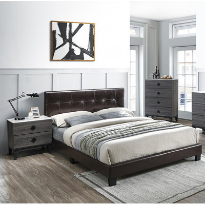 Contemporary Style 1Pc Full Size Bed