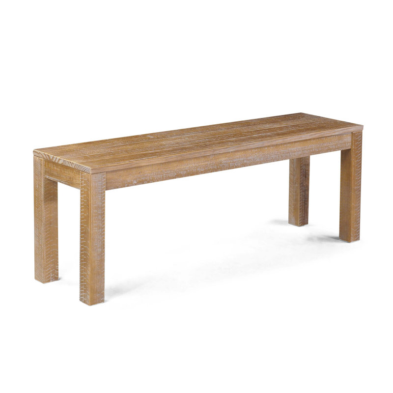 Banc en bois massif Montauk, Bois flotté