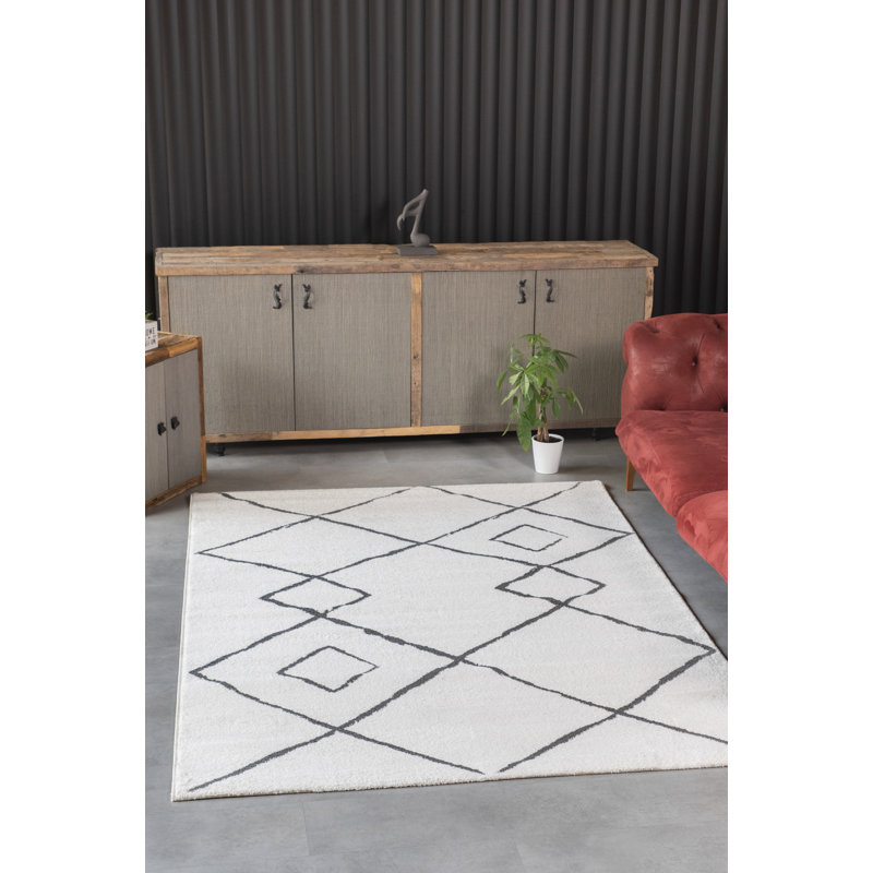 Edgartown Rectangle 62.99 cm x 90.55 cm Geometric Indoor / Outdoor Area Rug